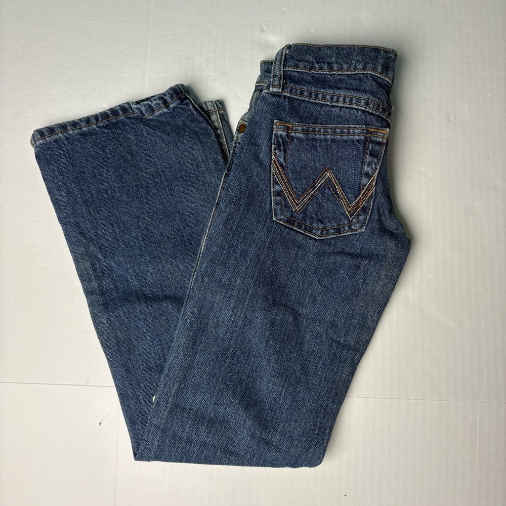 Wrangler Girls Youth Size 7 Regular Slim Jeans Cash Riding GRC10AS New with Tags